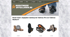 Desktop Screenshot of nooitmeeruitglijden.nl
